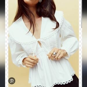 Reformation Renna White Top